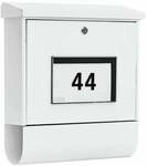 Burg W&auml;chter Malaga 4400 W Solar-Briefkasten-Set, mit Zeitungsfach, Querformat,