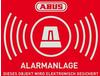 ABUS AU1423 Warnaufkleber Alarm mit ABUS Logo 74 x 52,5 mm (1 Stück)