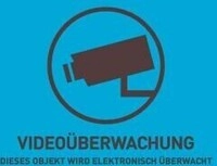 ABUS AU1320 Warnaufkleber Video&uuml;berwachung (ohne ABUS Logo) 148 x 105 mm