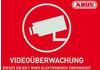 ABUS AU1421 Warnaufkleber Videoüberwachung mit ABUS Logo 74 x 52,5 mm