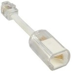 InLine Twist-Stop, Entwirrer f&uuml;r Kabel von Telefonh&ouml;rer, mit Kabel (18890)