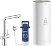 GROHE Armatur und Boiler Red Duo 30325, L-Size, L-Auslauf, chrom (30325001)