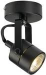 SLV SPOT 79 Wand- und Deckenleuchte, QPAR51, rund, schwarz, max. 50W (132020)