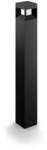 Philips myGarden Parterre LED Sockel-/Wegeleuchte, 8W, 800lm, IP44, schwarz