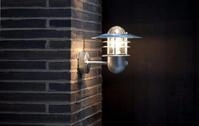 Nordlux Agger Sensor Wandleuchte, E27, IP54, 60W, verzinkt (74501031)