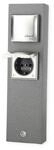 albert Steckdosens&auml;ule, 2-fach, IP 44, Aluminium (624400)