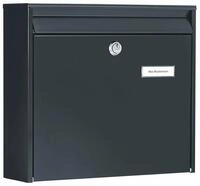 Burg W&auml;chter Potsdam 877 ANT Briefk&auml;sten, &Ouml;ffnungsstopp, Querformat, Stahl,