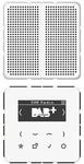 Jung DABCD1WW Smart Radio DAB+ Set Mono, alpinwei&szlig;