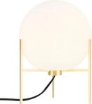 Nordlux Alton 20 Tischlampe, 15 Watt, E14, Messing (47645001)