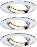 Paulmann LED Einbauleuchte Nova Plus Coin Basisset schwenkbar IP65 rund 93mm...