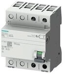 Siemens 5SV3644-4 FI-Schutzschalter, 4-polig, Typ B, kurzzeitverz&ouml;gert, 40A, 300mA,