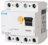 Eaton PFIM-40/4/003-G/F FI-Schalter, 40A, 4-polig, 30mA, Typ G/F (187456)