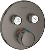 GROHE Grohtherm SmartControl Thermostat, 2 Absperrventilen, Fertigmontageset für