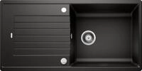 Blanco Zia XL 6 S Granitsp&uuml;le mit Ablauffernbedienung, reversibel, schwarz (526023)