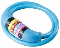 Burg W&auml;chter 210 C 65 Kids blue Fahrrad-Seilschloss mit Zahlen, L&auml;nge 650mm, Stahl,