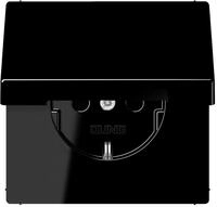 Jung LS1520KLSW SCHUKO Steckdose, 16 A 250 V, LS 990, schwarz