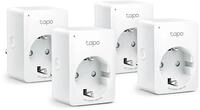 TP-Link Tapo P100 (4er Pack) Smart Plug WLAN-Steckdose, wei&szlig;