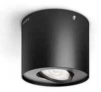 Philips Phase Dimmbarer LED Einzelspot, 4,5W, 500lm, 2700K, IP20, schwarz