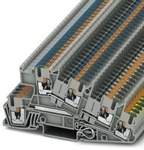 Phoenix Contact PTI 2,5-PE/L/N Dreistock-Installationsklemme grau (3213950), 101 mm