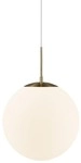 Nordlux Grant 35 Pendelleuchte, 25 Watt, E27, IP20, Messing Wei&szlig; (2010573035)