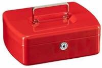 Burg W&auml;chter Office 2207 Geldkassette, Hartgeldeinsatz, Breite 202mm, Stahl, rot
