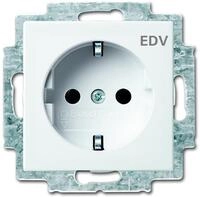 Busch-Jaeger 20 EUC/DV-914 SCHUKO Steckdosen-Einsatz mit Aufdruck EDV, Busch-balance