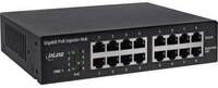 InLine PoE+ Gigabit Netzwerk Injektor Hub 8 Port (8x PoE+), 1Gb/s, 19 1HE (32308H)