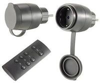 REV Funkschalt-Set 2+1 Mini Outdoor, schwarz (0085600503)