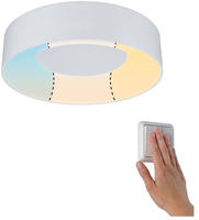 Paulmann LED Deckenleuchte Casca IP44 White Switch 1500lm 230V 16W, wei&szlig; (78946)