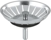 GROHE 42580 Stopfen f&uuml;r K&uuml;chensp&uuml;le, edelstahl geb&uuml;rstet (42580SD0)