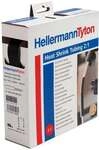 HellermannTyton HIS-PACK-25.4/12.7-PO-X-BK Warmschrumpfschlauch 2:1, 25,4/12,7...