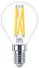 Philips LED-Lampe in Tropfenform, 5,9W, E14, 806lm, 2200-2700K, klar (929003014101)