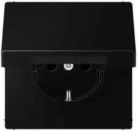 Jung LS1520BFKLSWM SCHUKO Steckdose, 16 A, 250 V ~, Serie LS, graphitschwarz matt
