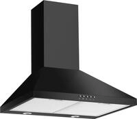 Amica KH 17286 S EEK: A+ Kaminhaube, 60 cm breit, Ab-/Umluft, 601 m&sup3;h, 3...