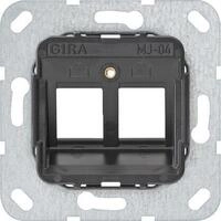 Gira MJ-04 Tragring Modular Jack, 2fach (560400)