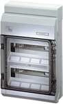 Hensel KV PC 9224 KV90-Automatengeh&auml;use Polycarbonat 1-reihig, 24TE (2x12x18 mm),
