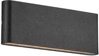 Nordlux Kinver 26 Wandleuchte, 10 Watt, 990lm, LED Modul, IP54, schwarz...