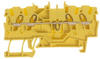 Wago 4-Leiter-Durchgangsklemme für Anwendungen Ex e II, 1 mm², gelb (2000-1406)