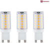 Paulmann Standard 230V LED Stiftsockel G9 3er-Pack 3x250lm 3x2,5W 2700K, klar (28808)