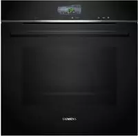 Siemens HS736G3B1 iQ700 A+ Einbaudampfbackofen, 60 cm breit, 71 L, 21 Heizarten, TFT