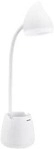 Philips Hut DSK213 40K Funktional LED Tischleuchte, 4,5W, 80lm, 3000K, wei&szlig;