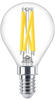 Philips LED Lampe in Tropfenform, 3,4W, E14, 470lm, 2200-2700K, Warm Glow, klar