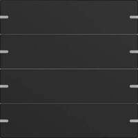 Gira 5024905 Wippenset 4fach f&uuml;r Tastsensor 4, KNX, schwarz matt (lackiert)