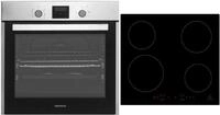 Respekta A-SET1404295I Backofen inkl. Glaskeramikkochfeld (AB140-33 +...