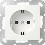 Gira 418827 SCHUKO-Steckdose 16 A 250 V~ System 55, Reinwei&szlig; Seidenmatt