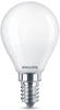 Philips LED Lampe in Tropfenform, E14, 4,3W, 470lm, 2700K, satiniert matt