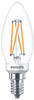 Philips LED classic 40W B35 E14 CL WGD90 SRT4 Lampe in Kerzenform, 3,4W, 470lm,
