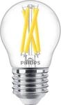 Philips LED Lampe in Tropfenform, E27, 3,4W, 470lm, 2200K, klar (929003013201)