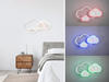 Reality Cloudy Deckenleuchte LED Weiß, 1-flammig, Fernbedienung, Farbwechsler, 29W,