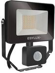 Esylux EL10810930 LED Strahler AFL BASIC LED 10W, 1000lm, 4000K, IP65, schwarz